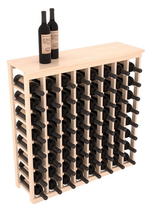 Wine Racks America Ponderosa Pine Tasting Table + Solid Top. 13 Stains to Choose From! N3