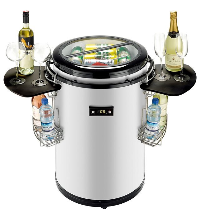 Igloo FRP245 Party Cooler, 120V, Stainless Steel