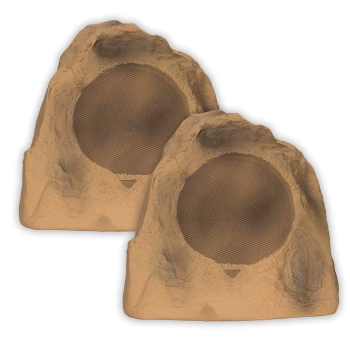 Acoustic Audio B8RS Outdoor Rock Speakers (Sandstone Brown)