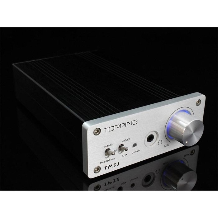 Topping TP31 Class T Amplifier Coaxial 24Bit/192kHz DAC with Headphone Amp Stereo Head AMP N2