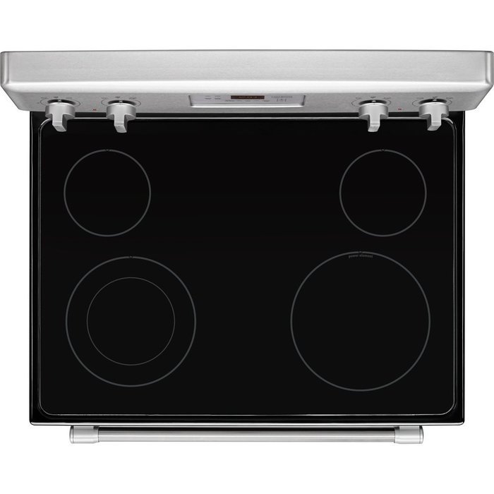 6.2 Cu. Ft. Electric Range with Precision Cooking System Finish: Stainless Steel N2