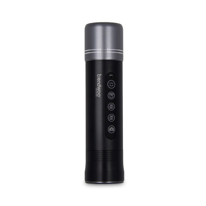 Trendwoo Outdoor Bicycle Bluetooth Speakers Waterproof Rechargeable LED Flashlight with Bike Mount for Cycling... N18
