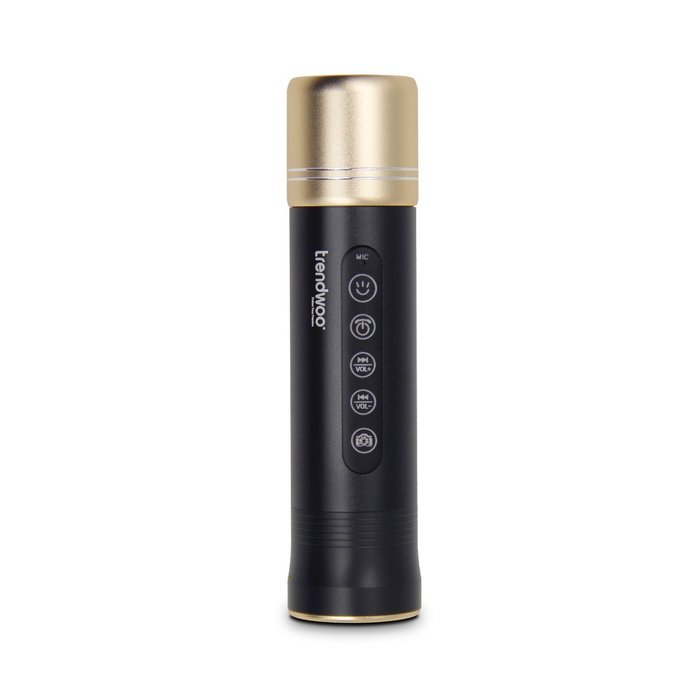 Trendwoo Outdoor Bicycle Bluetooth Speakers Waterproof Rechargeable LED Flashlight with Bike Mount for Cycling... N19