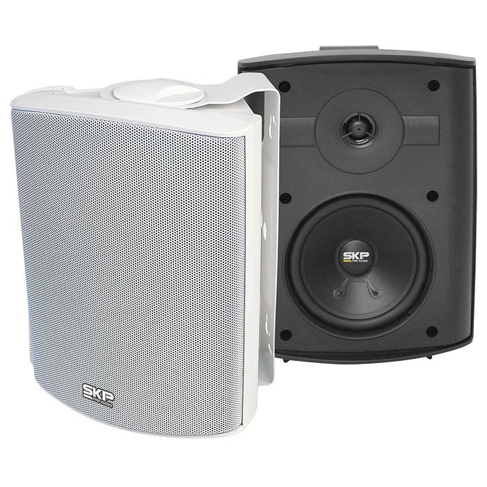 SKP PRO AUDIO SK-105 Compact Loudspeakers WHITE N2