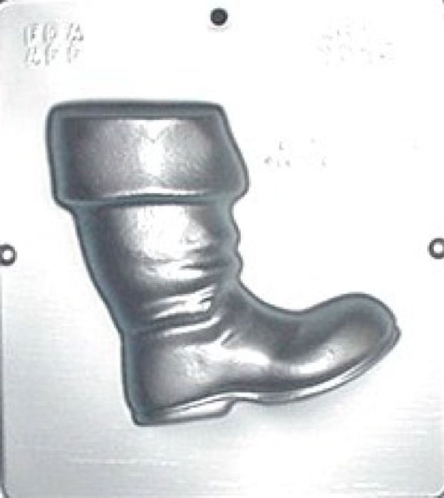 Santa's Boot Facing Right Chocolate Candy Clear Plastic Mold Christmas 2026