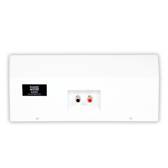 Acoustic Audio AA40CW Center Channel Speaker (White) N21