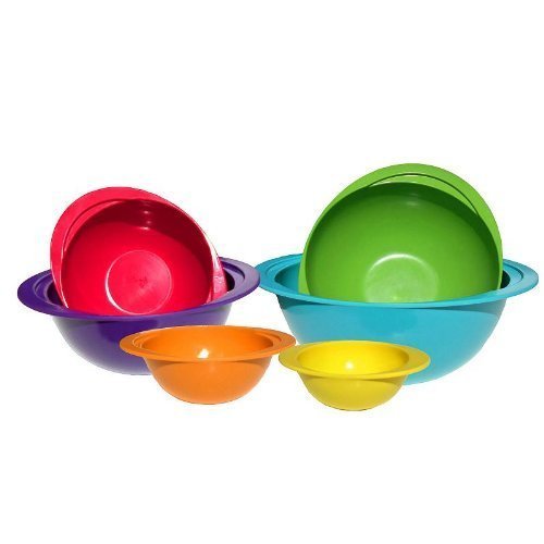 Gourmet Home Products 6-pc. Melamine Multicolor Mixing Bowl Set N2