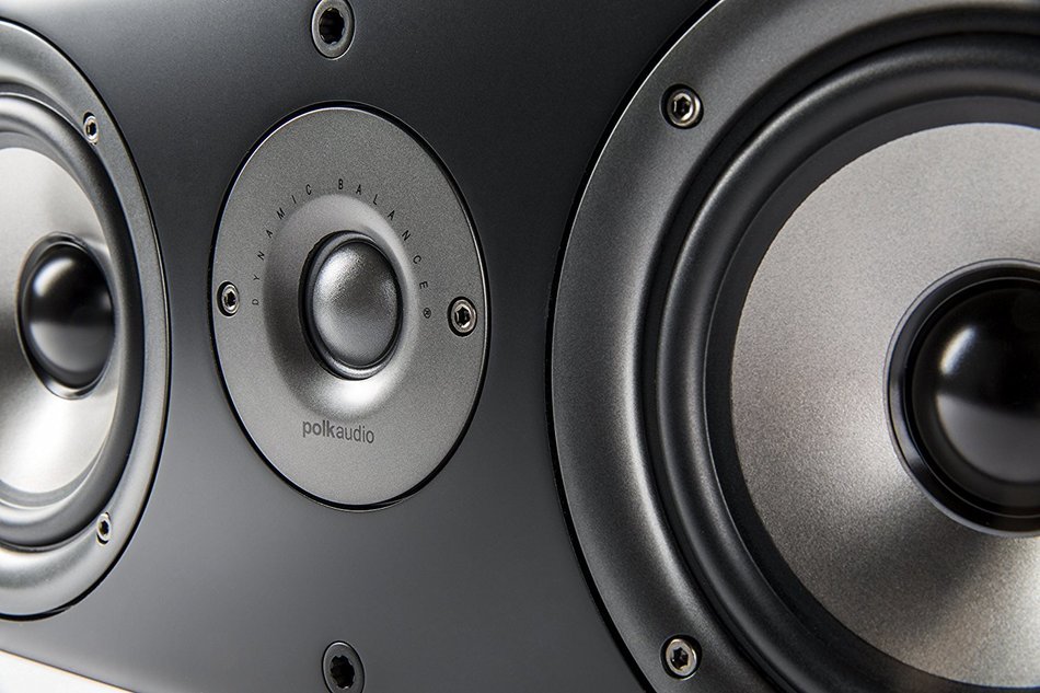 Polk Audio AM1585-A CS1 Series II Center Channel Speaker (Black) N2