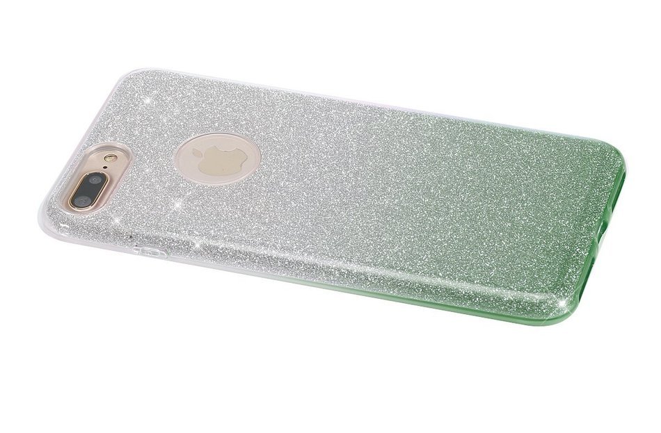 iPhone 7 2016 Bling Case,IKASEFU Creative 3 Layer Glitter Skin+Tpu+PC Glorious Silicone Bumper Case Cover for... N8