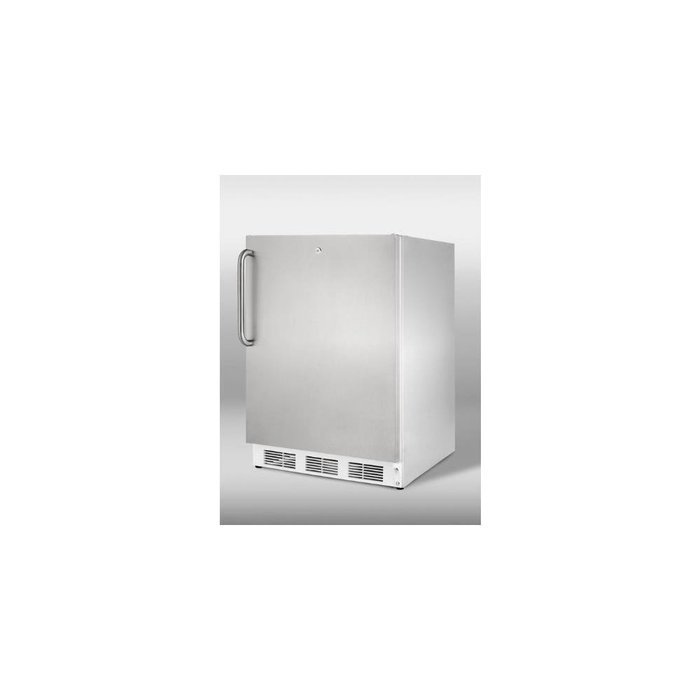 Summit VT65ML7CSSADA 24" Commercially Approved ADA Compliant Upright Freezer with 3.5 cu. ft. Capacity Factory...
