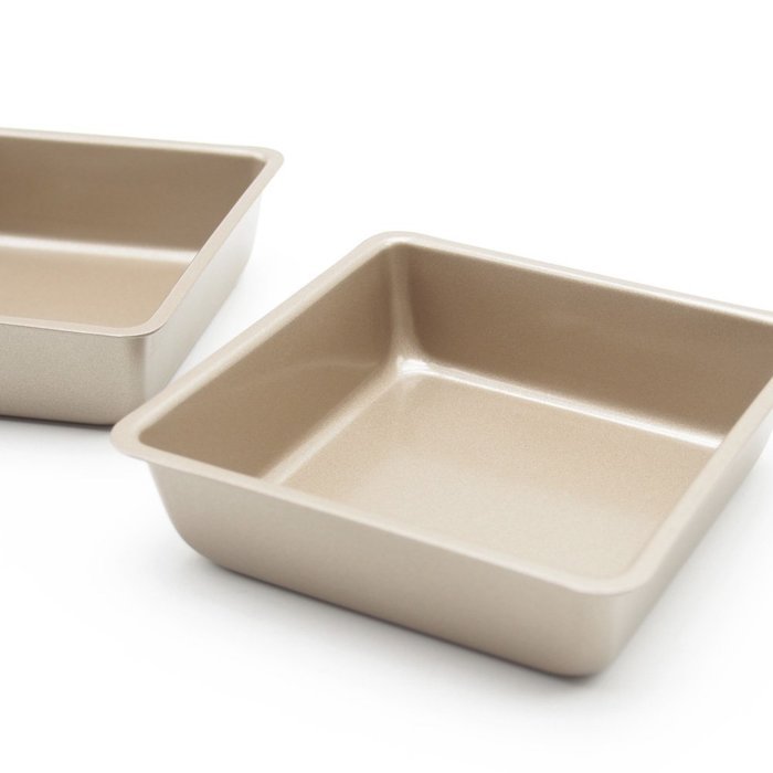 Wenwins non stick square cake pan multifunctional tray 8 inch N3