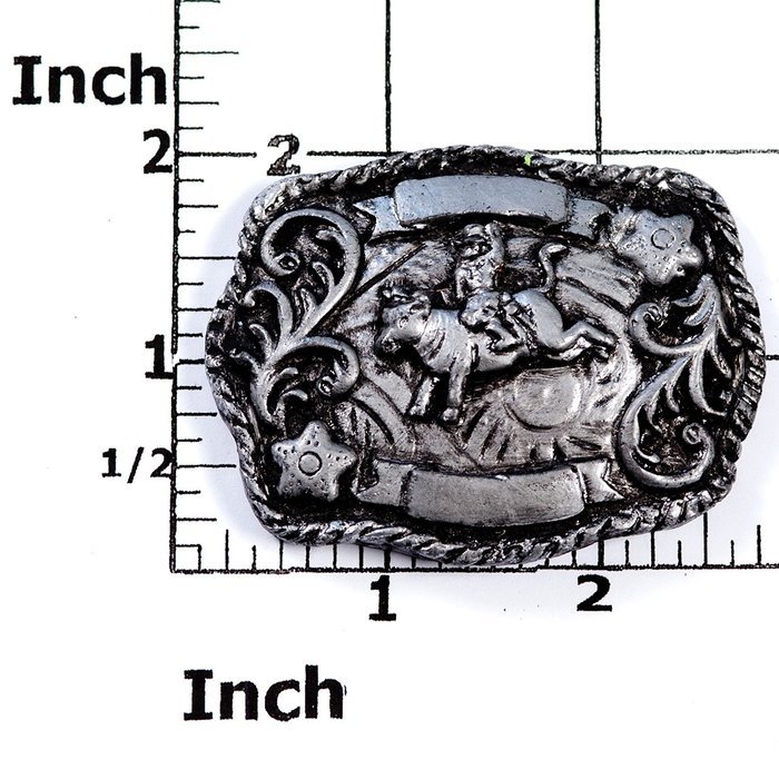 Cowboy Belt Buckle Silicone Mold Make Your Own Western Chocolate, Fondant, Candy, Soap, Resin, Clay, Wax, Flexible... N4
