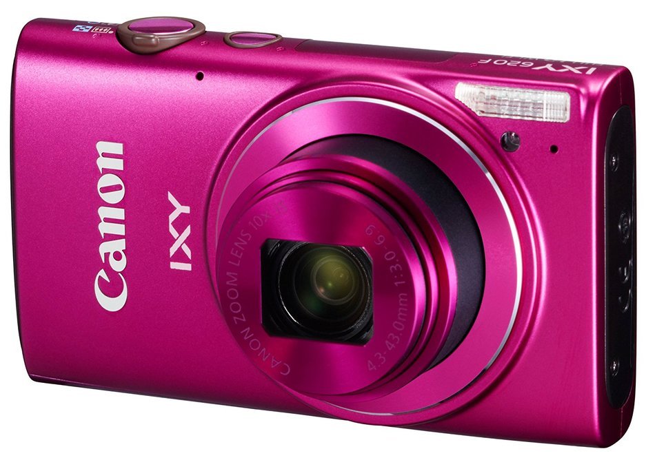 Canon Digital Camera IXY 620F 24mm wide-angle 10x optical zoom IXY620F (Pink) - International Version