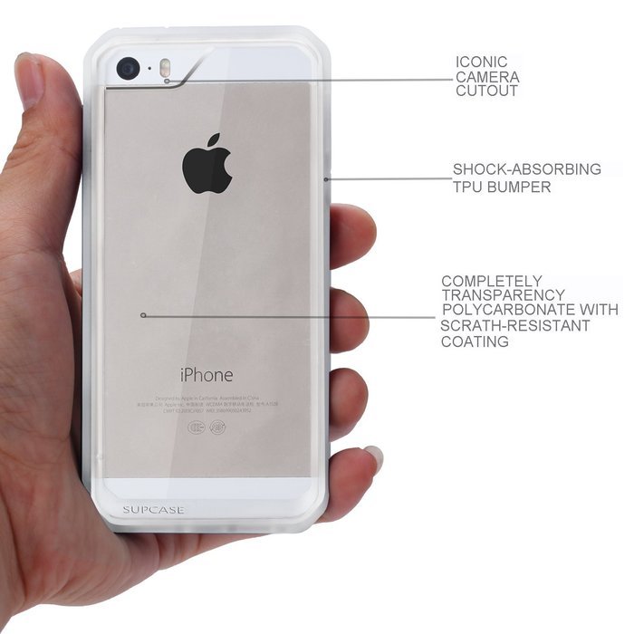 iPhone 6 6S TPU Case,TYoung(TM) 2 in 1 Set Soft TPU Flexible Silicone Frame + Transparent Clear Hard PC Back [... N16