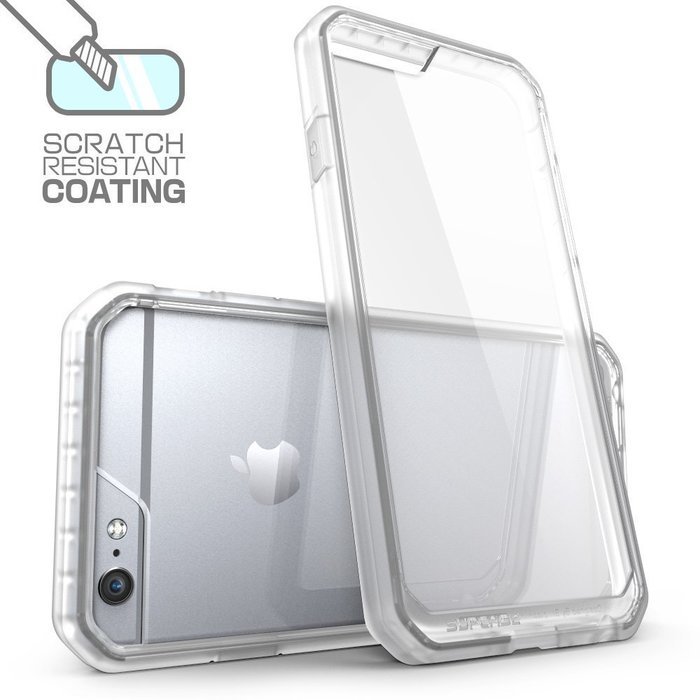 iPhone 6 6S TPU Case,TYoung(TM) 2 in 1 Set Soft TPU Flexible Silicone Frame + Transparent Clear Hard PC Back [... N17