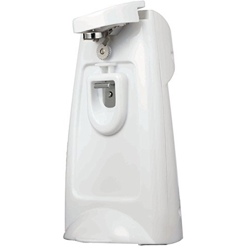 New BRENTWOOD J-29W Can Opener with Built-in Bottle Opener & Knife Sharpener