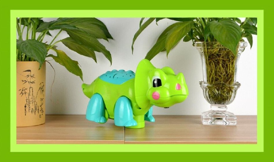 Light Music Toy ，BeautyVan Dinosaur Electric Projection Toys Light Music Toy (green) N9