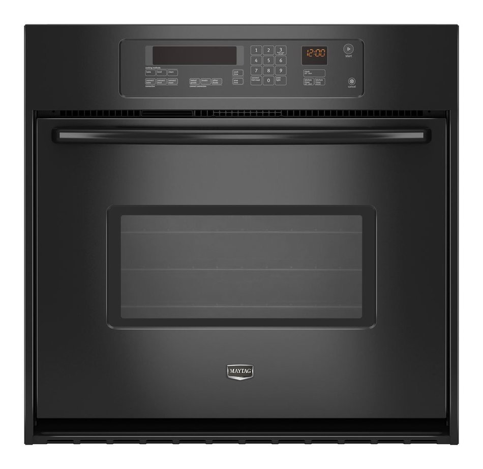 Maytag MEW7530WDB 30 Single Electric Wall Oven - Black