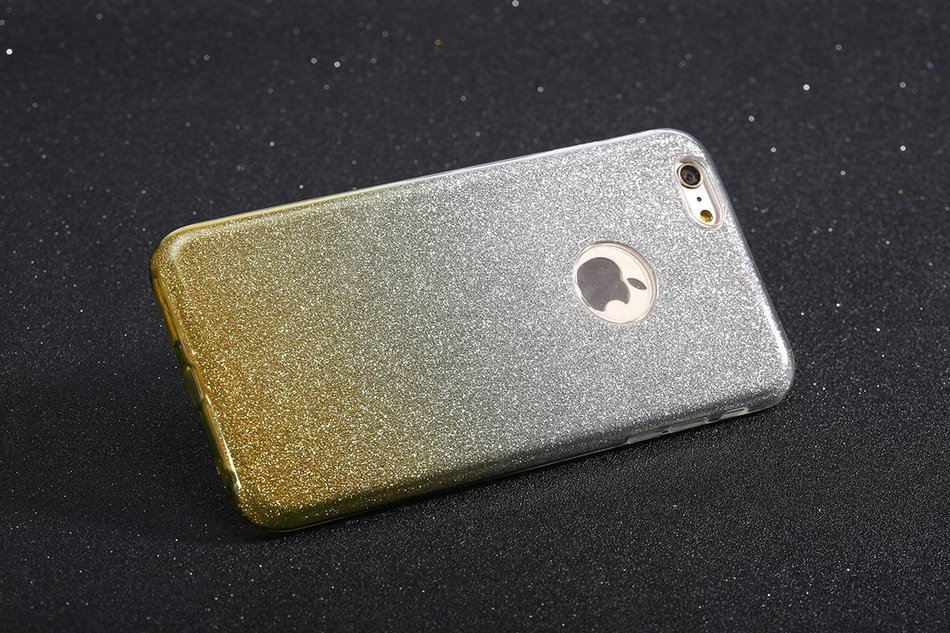 iPhone 6S Plus Bling Case,IKASEFU Creative 3 Layer Glitter Skin+Tpu+PC Glorious Silicone Bumper Case Cover for... N2