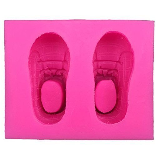 HT BAKEWARE | 3D Baby Shoes Silicone Mold