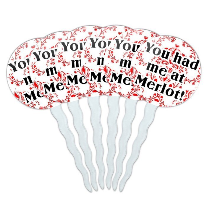 Set of 6 Cupcake Picks Toppers Decoration Funny Nerdy Mustache - Ninja Face Head N20