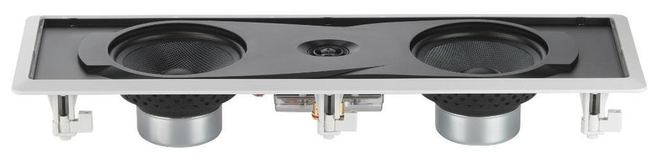 Yamaha Custom Easy-to-install In-Wall Flush Mount 2-Way 150 watts Natural Sound Speaker (Set of 4) with 1" Titanium... N7