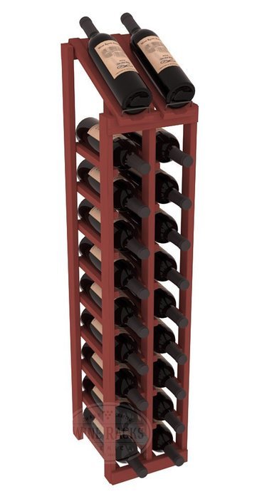 Wine Racks America Ponderosa Pine 2 Column 10 Row Display Top Kit. 13 Stains to Choose From! N2