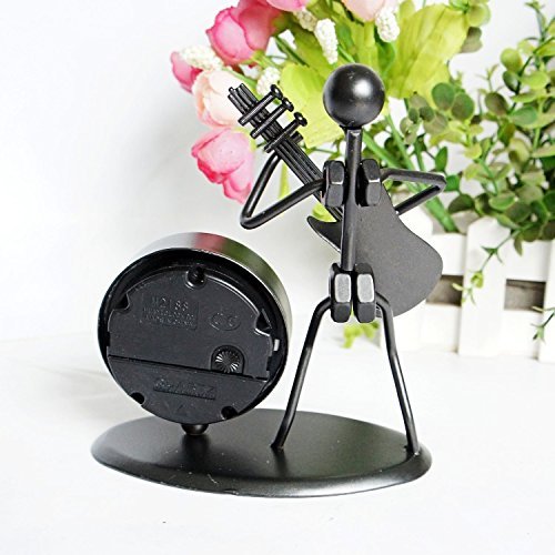 Musical instrument fashion creative iron clock C61 N3