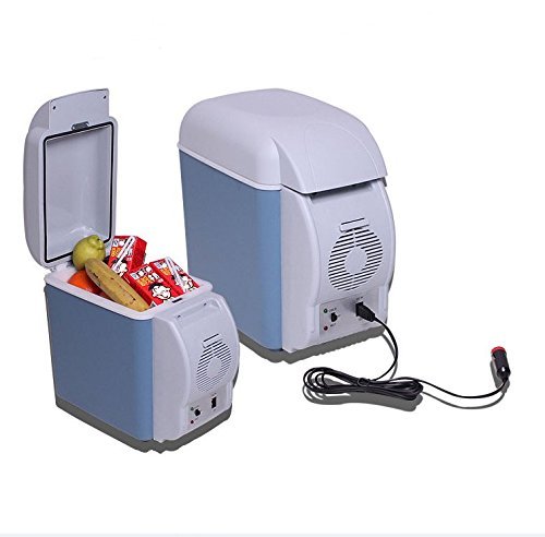 RUIRUI-Car refrigerator 7.5L, heating dual car refrigerator, semiconductor 12V mini fridge N2