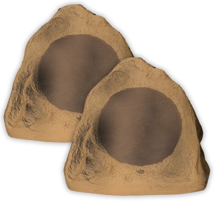 Acoustic Audio B8RS Outdoor Rock Speakers (Sandstone Brown) N6