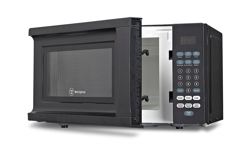 Westinghouse WCM770B 700 Watt Counter Top Microwave Oven, 0.7 Cubic Feet, Black Cabinet N2