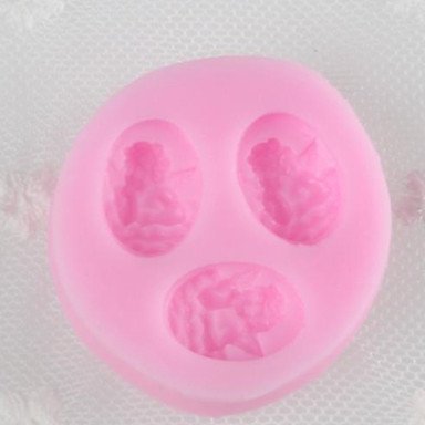 Y&XL&H DIY Three Holes Angle Silicone Mold Fondant Molds Sugar Craft Tools Resin flowers Mould Molds For Cakes N2