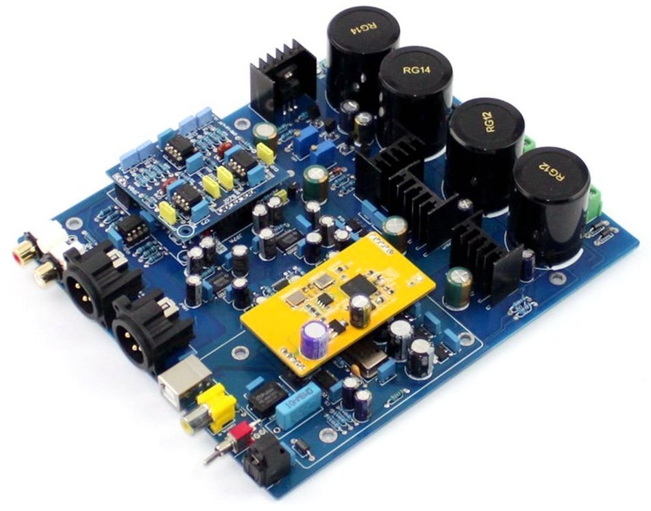 Dual DSD176 DAC Decorder board with XMOS U8 USB card support XLR + RCA L165-31 N2
