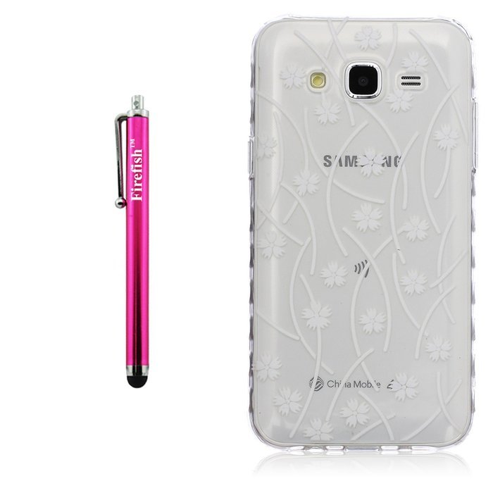 J7 Case, Firefish Colorful Pattern TPU Durable Soft TPU Back [Soft-Flex] [Shock Absorption Technology] Case for... N8