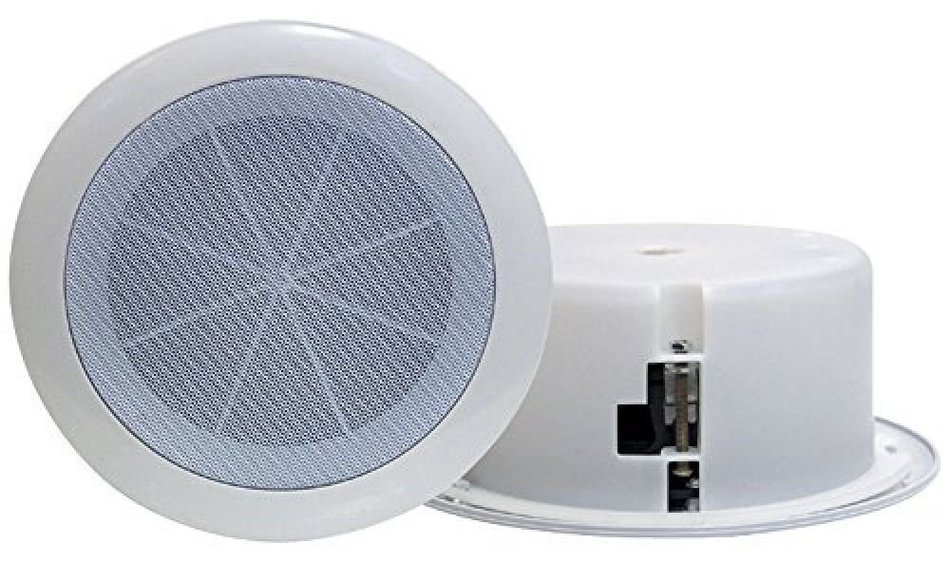 Pyle Home PDICS6 6.5-Inch Full Range In-Ceiling Flush Mount Enclosure Speaker Sy