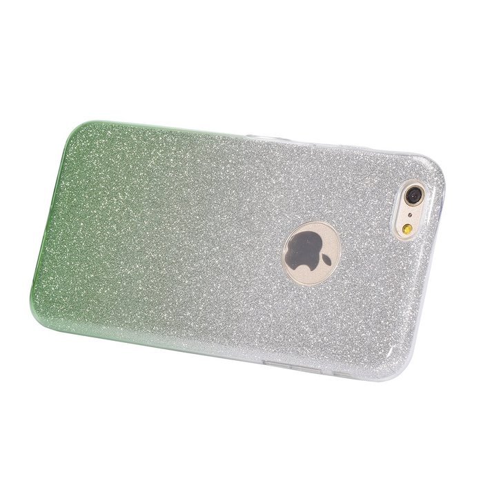 iPhone 6S Plus Bling Case,IKASEFU Creative 3 Layer Glitter Skin+Tpu+PC Glorious Silicone Bumper Case Cover for... N12
