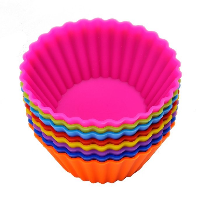 Kingstar Silicone Mini Paw Cake Pan Bone Bakeware Baking Mold Set of 2 with Lovely Brush, 29-cavity N13
