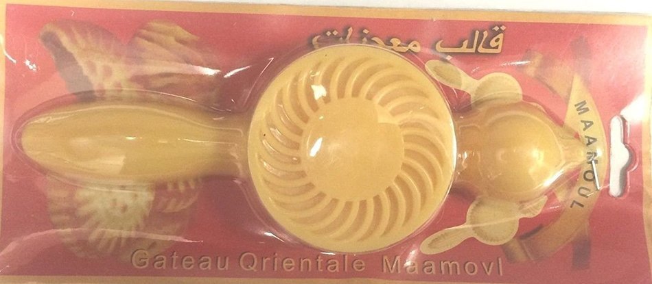3 Shapes Plastic Mold Press, Middle Eastern Cookie Maamoul Mold (Candy, Chocolate) Round, Small Round & Small... N4