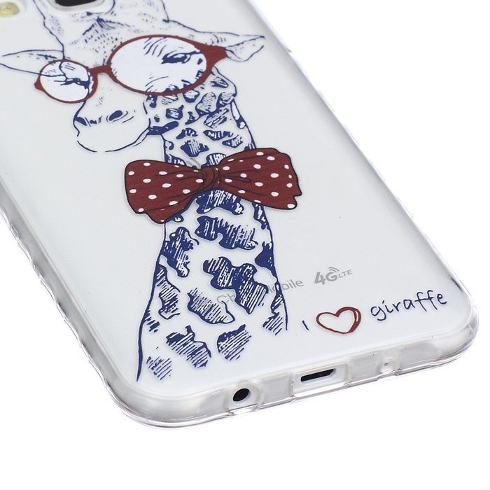 J7 Case, Firefish Colorful Pattern TPU Durable Soft TPU Back [Soft-Flex] [Shock Absorption Technology] Case for... N35