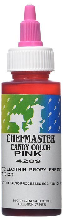 Chefmaster Liquid Candy Color, 2-Ounce, Pink N2