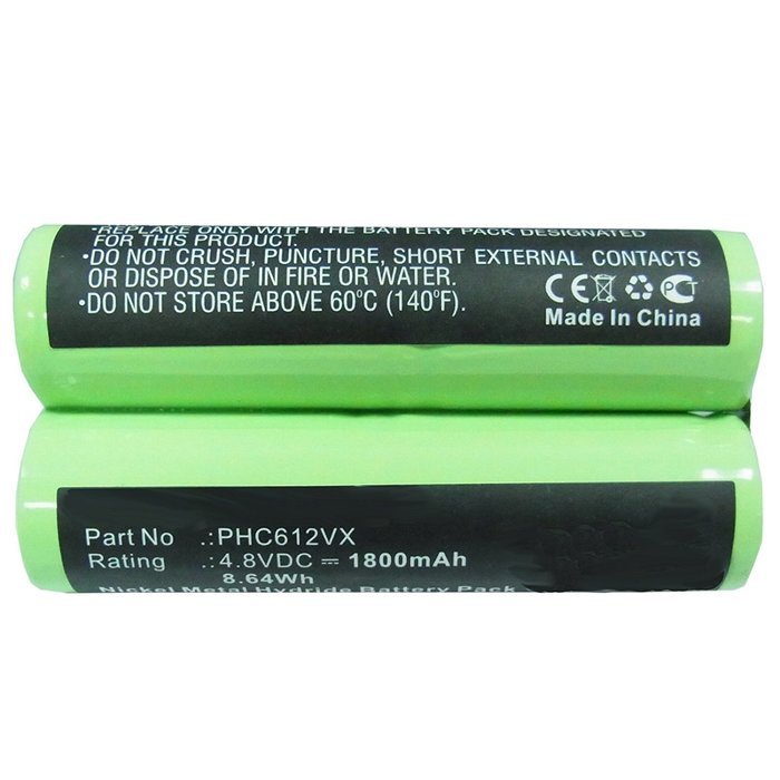 3x Fresh New Exell EBVB-160 4.8V NiMH 1800mAh Rechargeable Replacement Vacuum Battery For PHILIPS FC6125 Vacuums... N4