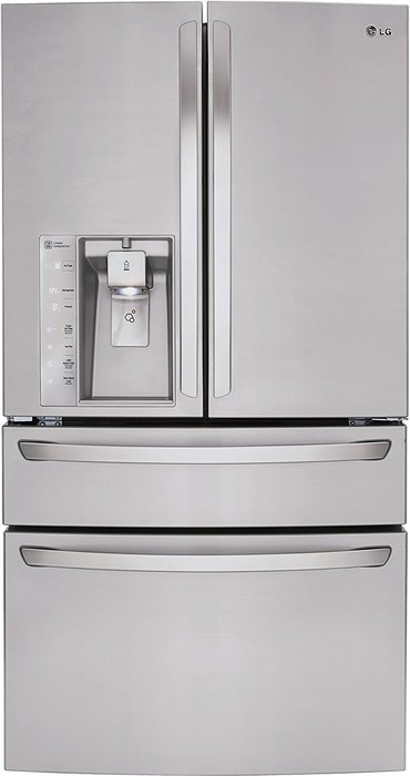 LG LMXS30746S French Door Refrigerator with 30 Cu. Ft. Capacity, in Stainless Steel