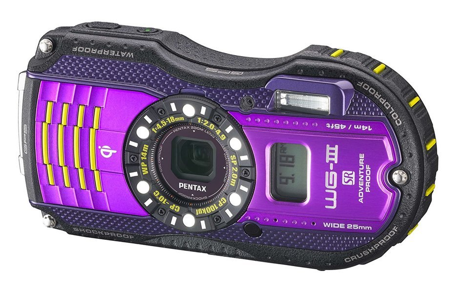 Pentax Optio WG-3 black 16MP Waterproof Digital Camera with 3-Inch LCD Screen (Black)