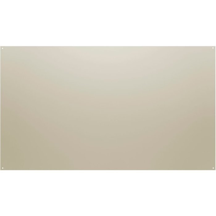 36 In. Metal Backsplash - Reversible Bisque/Black