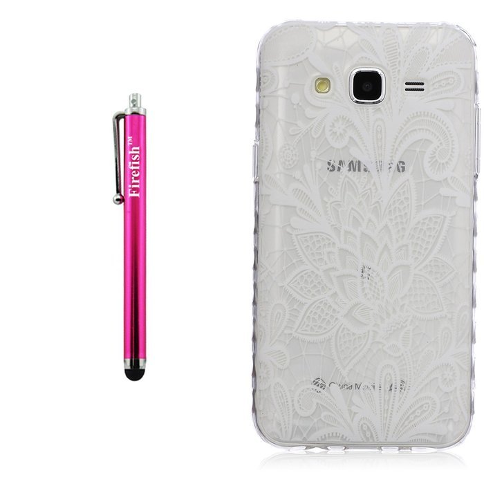 J7 Case, Firefish Colorful Pattern TPU Durable Soft TPU Back [Soft-Flex] [Shock Absorption Technology] Case for... N52