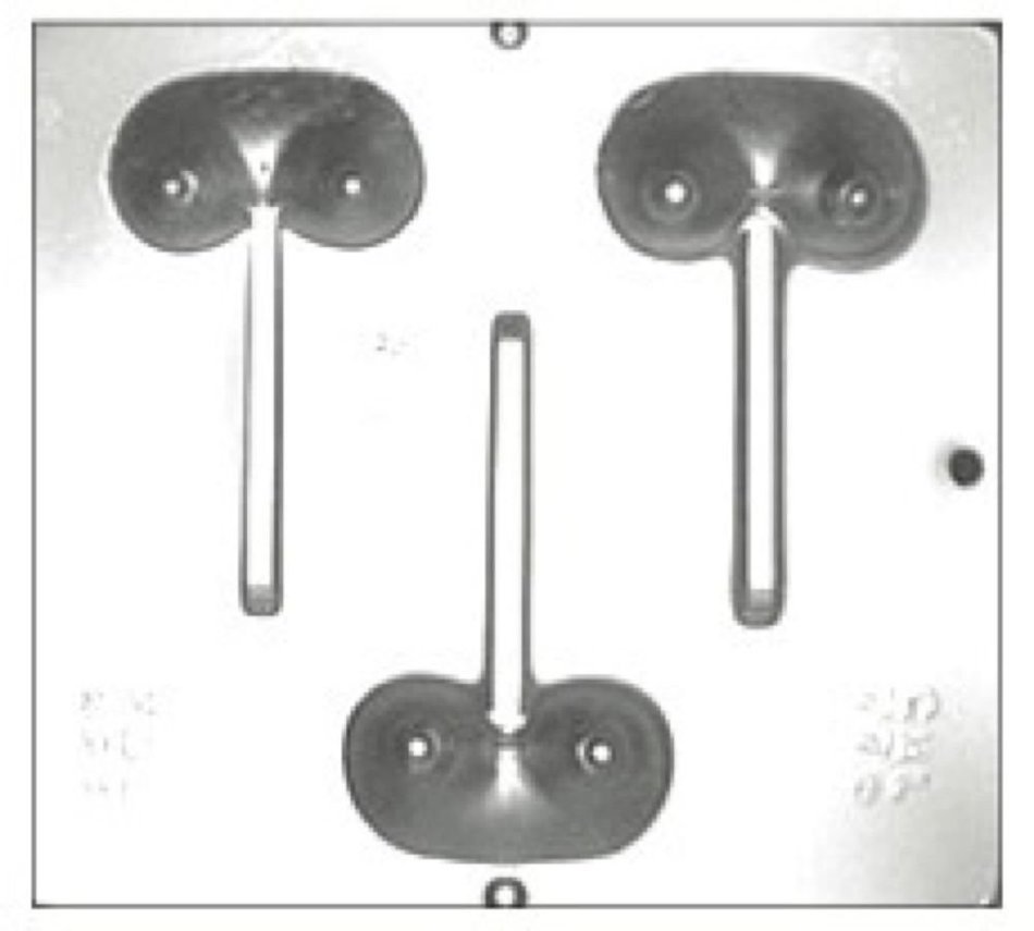 Set of Female Breasts / Boobs Lollipop Chocolate Candy Mold 774