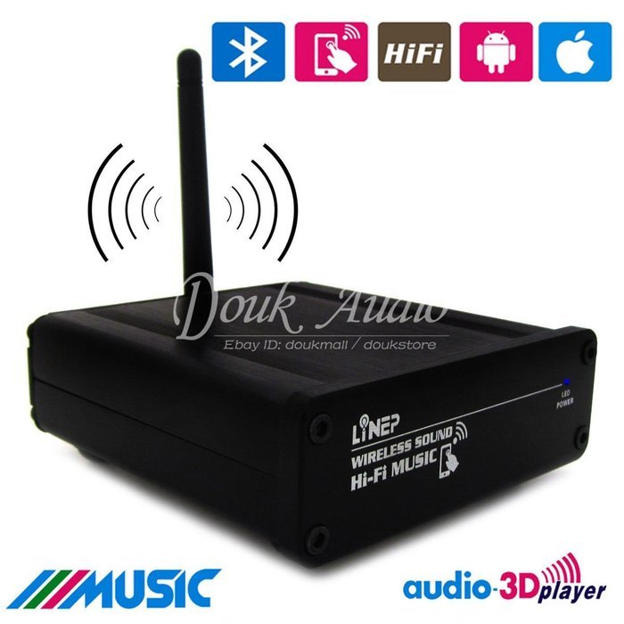 Nobsound Bluetooth Wireless Digital Optical Fiber/Coaxial 5.1 HiFi Audio Music Receiver N2