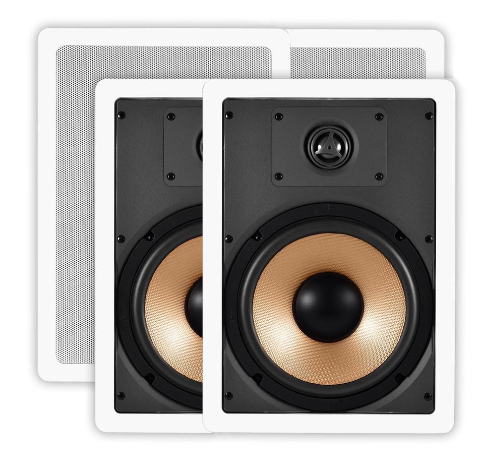 OSD Audio IW840 8-inch Polypropylene In-Wall Speaker Pair N3