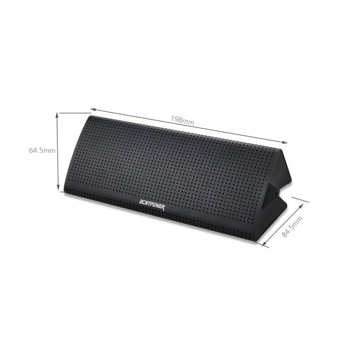 ECHTPower(TM) Aluminum Outdoor Bluetooth 4.0 Speaker, Powerful 10W 2200mAh Stereo Speakers with Enhanced Bass,... N8
