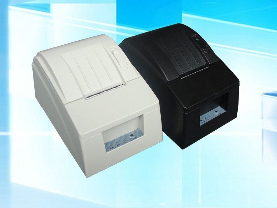 High Speed 58mm Wireless Bluetooth Thermal Receipt Printer VOXLINK POS Printer, Android Compatible White